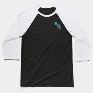 Reckless Attack Dice Logo Teal Baseball T-Shirt